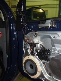 Установка Фронтальная акустика Hertz DSK 165 в Ford Focus II